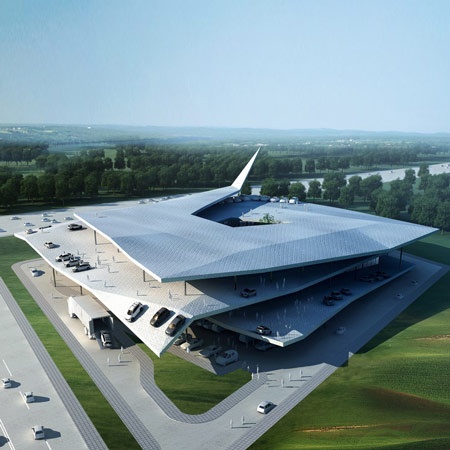 3Gatti Architecture Studio of Rome and Shanghai have won a competition to design an automobile museum in Nanjing, China.
