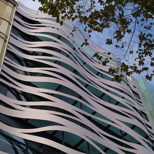 Contemporary Architecture in Barcelona, Commercial Building designed by Toyo Ito by Detlef Schobert